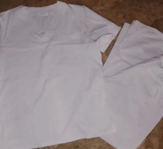 Uniforme Blanco de Casaca y Pantalón