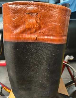 Botas de Hípica Vintage Cuero Numero 38.