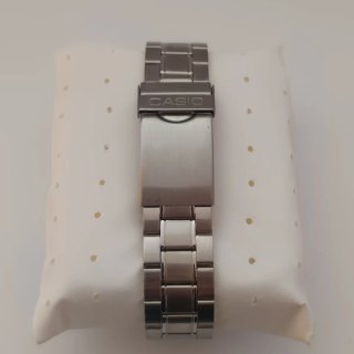 Casio MTP-1221 reloj clásico negro acero 39mm