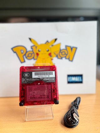 Nintendo Game Boy Advance SP Roja traslúcida IPS5