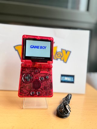 Nintendo Game Boy Advance SP Roja traslúcida IPS5