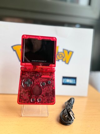 Nintendo Game Boy Advance SP Roja traslúcida IPS5