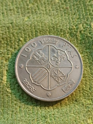 Moneda 100 Pesetas 1966 Plata