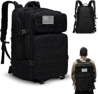 Mochila Táctica Militar 45L Negra