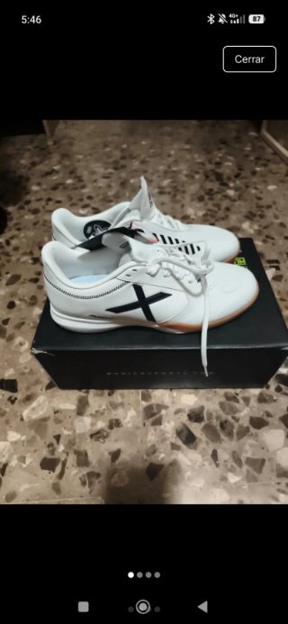 Zapatillas futbol sala Munich Rondo Blancas