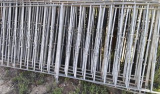 Barandilla de hierro galvanizado