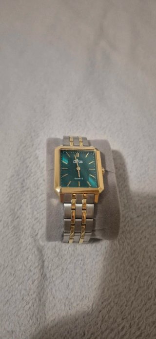 Reloj Lotus Mujer Dorado y Verde