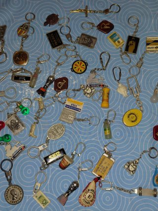 Lote de llaveros vintage años 80