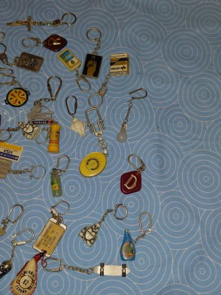Lote de llaveros vintage años 80