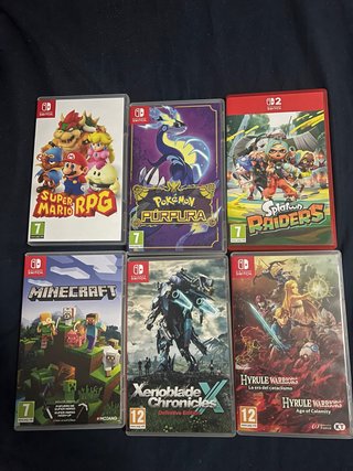 Lote 6 Juegos Nintendo Switch