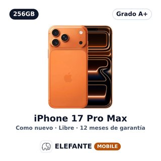 iPhone 17 Pro Max 256GB Naranja · Grado A+ · Libre