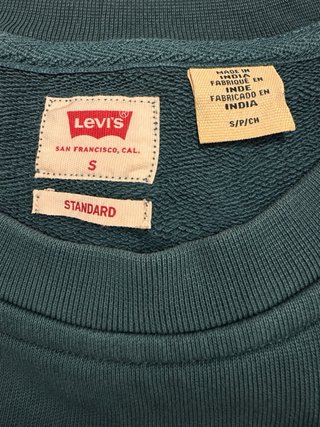 Levi’s Sudadera Crewneck Verde S | Standard