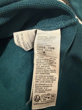 Levi’s Sudadera Crewneck Verde S | Standard