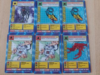 Lotto 16 carte Digimon in italiano