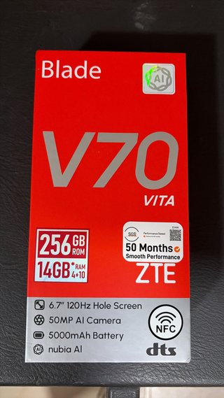 ZTE Blade V70 Vita 256GB Nuevo Sin Usar