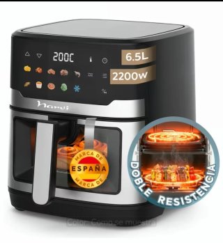 Freidora de Aire NARVI 6.5L 2200W NUEVA