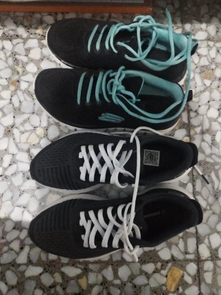 Deportivas Skechers Talla 36 Negro/Turquesa