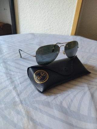 Gafas de Sol Ray-Ban Aviator Plateadas