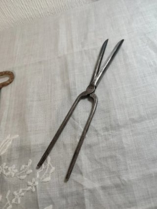 Antiguo Rizador de Pelo Tenacilla