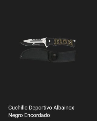 Cuchill Deportivo Albainox Negro