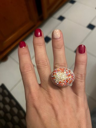 Anillo Swarovski Multicolor