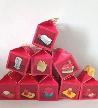 Lotto 9 Miniature McDonald's