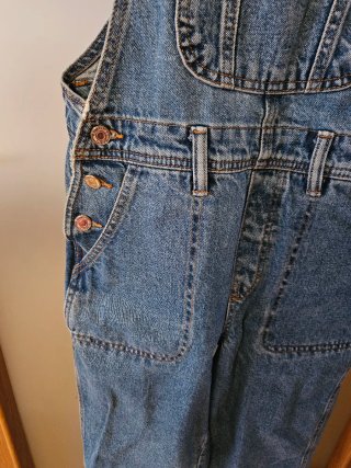 Peto vaquero largo azul Pull&Bear