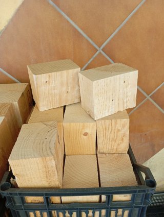 Tacos de madera