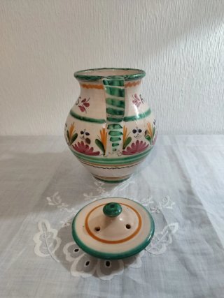 Bote de Cerámica Vintage para Ajos