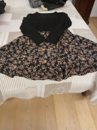 Abito donna fantasia leggero elasticizzato