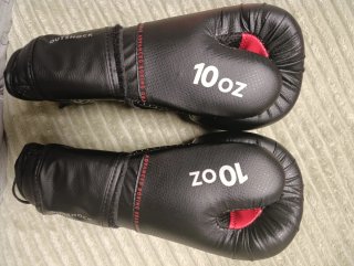Guantes de boxeo Outshock negros