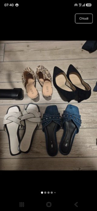 5 paia scarpe donna uniche unico prezzo imperdibil