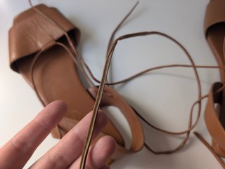 Sandalias Zara tiras marrón
