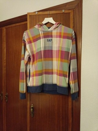 Sudadera Gap a cuadros multicolor
