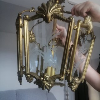 Lámpara Farol Grande Estilo Clásico