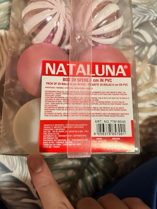 Set 20 Palline di Natale Nataluna