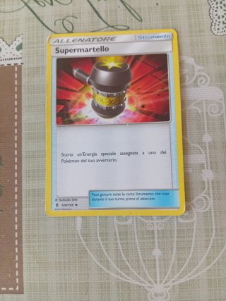 Carta Pokémon Supermartello 124/145 (2017)
