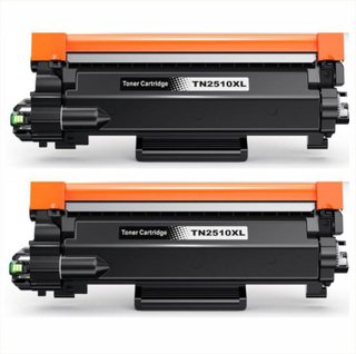 2 x Tóner Brother TN2510XL Compatible