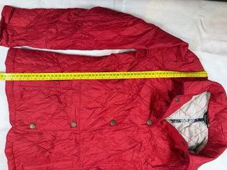 Chaqueta Barbour acolchada roja talla S
