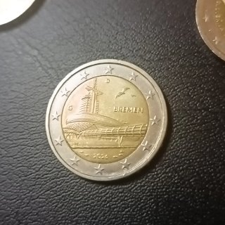 Moneta 2 Euro Commemorativa Brema 2026