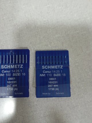Agujas SCHMETZ para máquina industrial