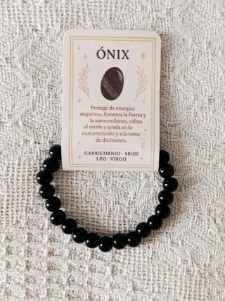 Pulsera de Mineral Ónix