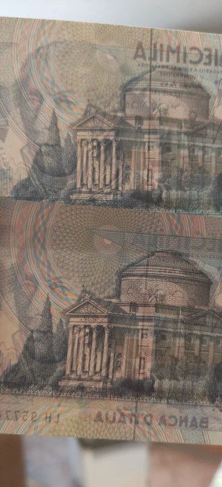 Lotto 2 Banconote 10.000 Lire Alessandro Volta