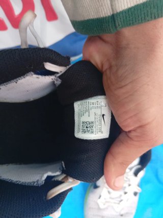 Zapatillas Nike Correr Azul Verde Blanco