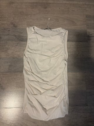 Top Zara Blanco Talla M