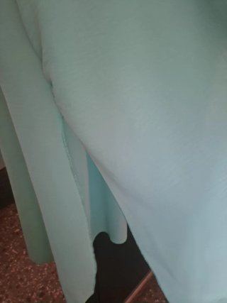 Conjunto Chaleco largo y Pantalón Turquesa