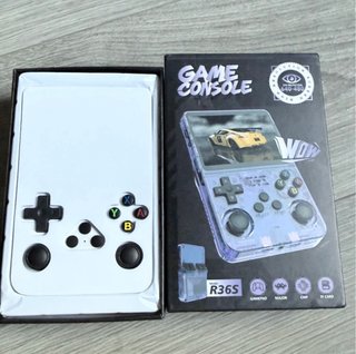 Consola Retro Portátil R36S Blanca 64GB