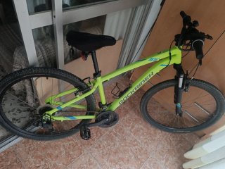 Bicicleta Rockrider 100 Verde