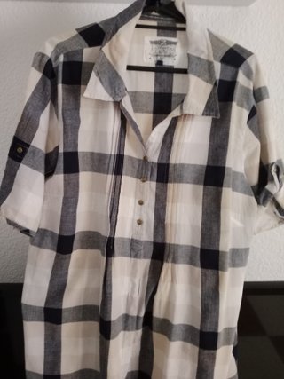 Camisa de Cuadros Mujer Talla 44