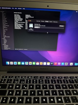 MacBook Air 13 2017 Plata